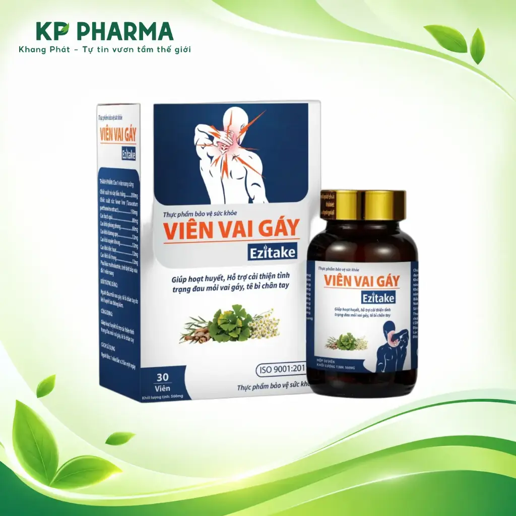 VIÊN VAI GÁY EZITAKE (HỘP 30 VIÊN) - HATAPHAR