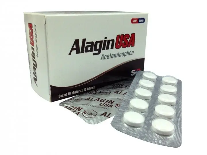 ALAGINUSA 325mg DƯỢC PHẨM PHONG PHÚ (Hộp 10 vỉ x 10 viên)