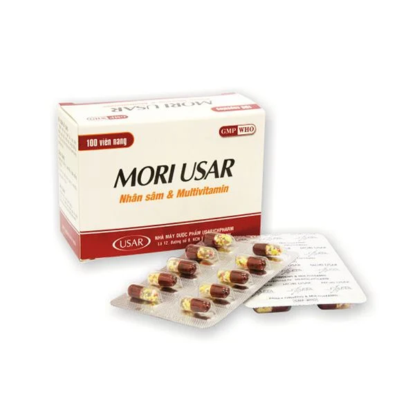 MORI USAR 5.0mg -1.5mg - 1.5mg - 1.0mg - 1.0mg - 20UI DƯỢC PHẨM PHONG PHÚ (Hộp 10 vỉ x 10 viên)