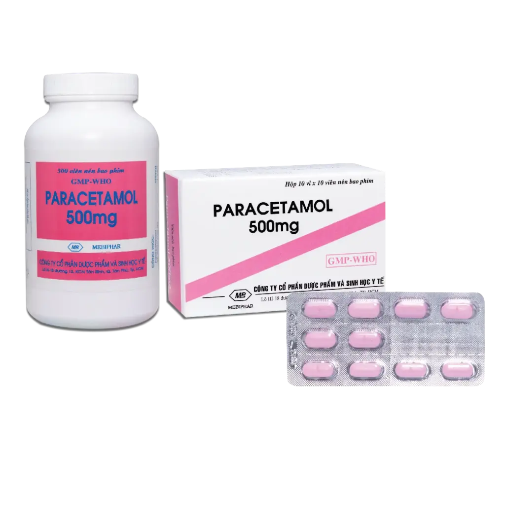 PARACETAMOL  (nén hồng)