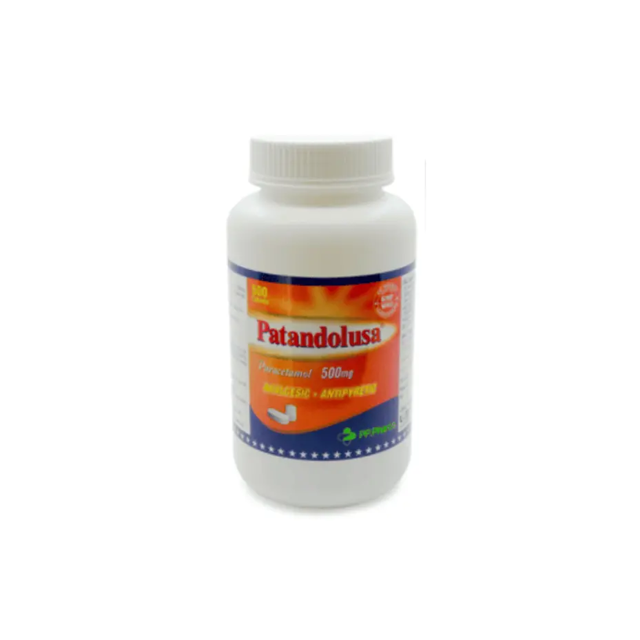 PATANDOLUSA (nén trắng) 500mg DƯỢC PHẨM PHONG PHÚ (Hộp 10 vỉ x 10 viên)