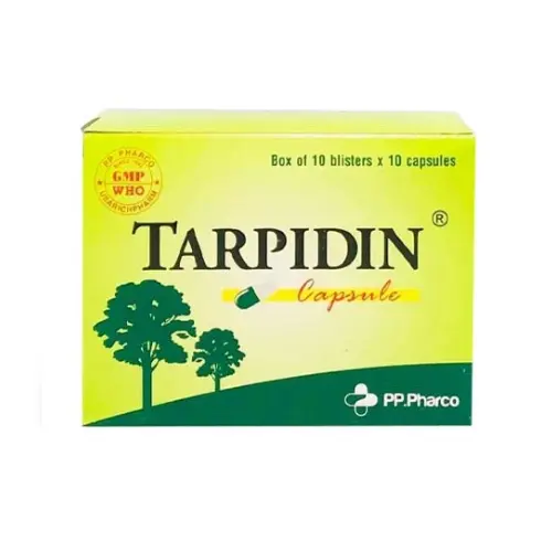 TARPIDIN CAPSULE 30 mg - 10 mg - 10 mg DƯỢC PHẨM PHONG PHÚ (Hộp 10 vỉ x 10 viên)