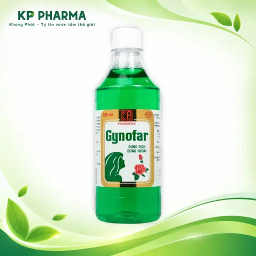 [PMD0009] GYNOFAR (CHAI 500ML) - DUNG DỊCH DÙNG NGOÀI - PHARMEDIC