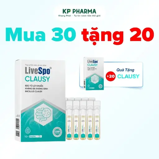 [LPR001] LiveSpo® CLAUSY (10 ống/hộp)
