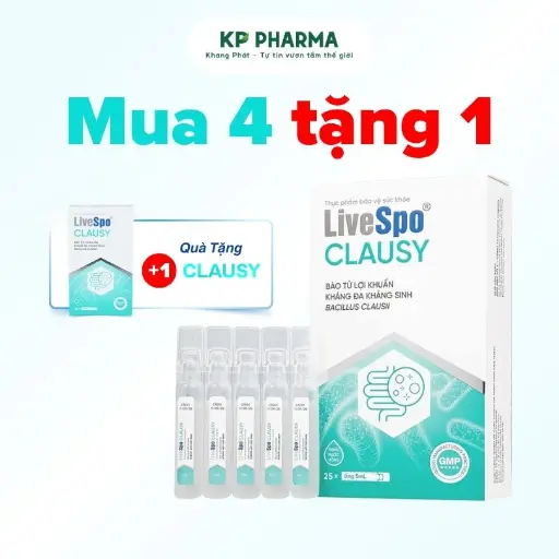 [LPR001] LiveSpo® CLAUSY (10 ống/hộp)