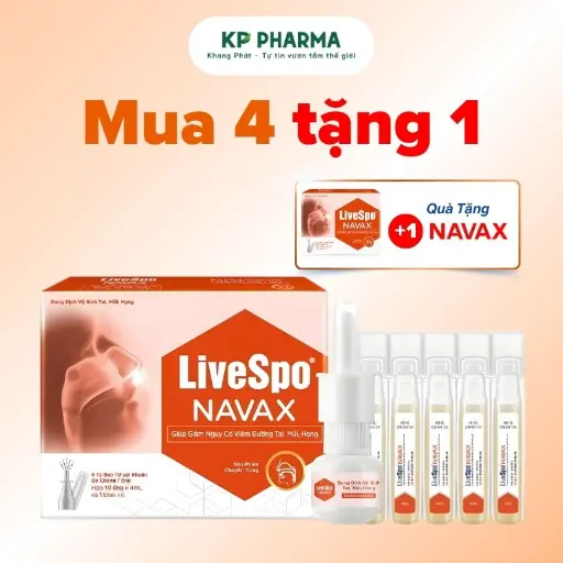[LPR003] LIVESPO® NAVAX chuyên dụng (10 ống/hộp)