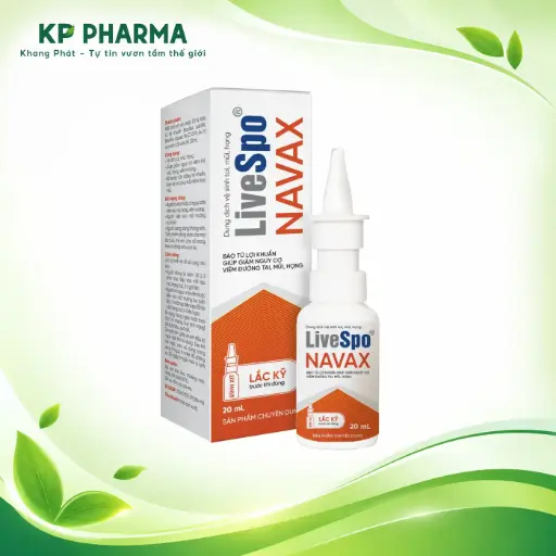 [LPR007] LIVESPO NAVAX CHUYÊN DỤNG (BÌNH XỊT NHỰA 20ML) - 20 TỶ BÀO TỬ LỢI KHUẨN