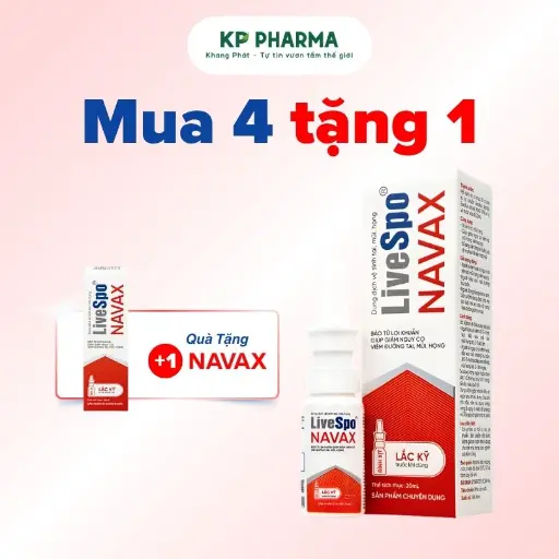 [LPR007] LIVESPO® NAVAX chuyên dụng (bình xịt nhựa 20 ml)