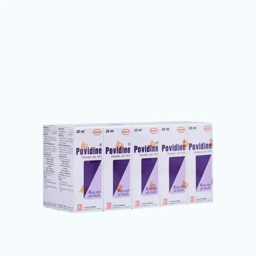 [SP04482] POVIDINE 10% (LỌ 20ML - LỐC 10 CHAI)