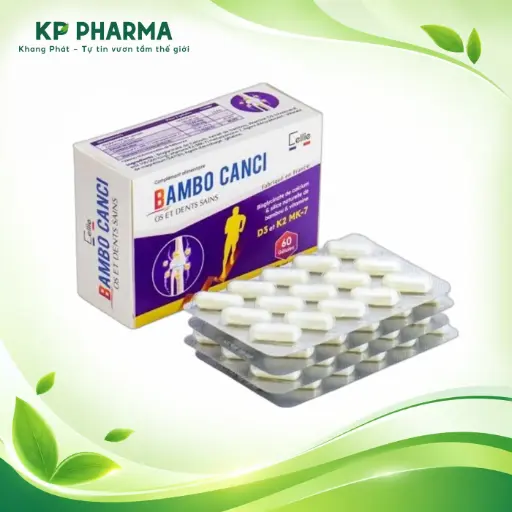 [PT0001] BAMBO CANCI - VIÊN BỔ SUNG CANCI PHÁP(HỘP 60 VIÊN) - PHYTEX PHARMA
