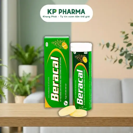 [SP04528] TRƯỜNG THỌ - VIÊN SỦI BERACAL (TUÝP X 10 VIÊN)