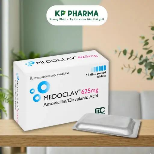 [CHS01] CH SHIP - MEDOCLAV 625MG (HỘP 2 VỈ X 8 VIÊN)