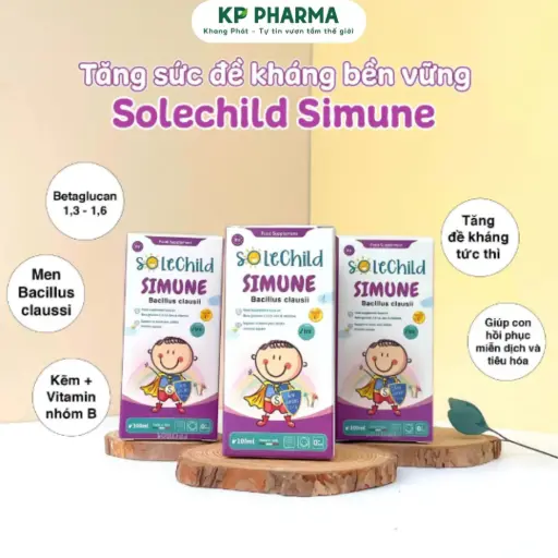 [SP04576] SOLECHILD SIMUNE - TĂNG ĐỀ KHÁNG - (HỘP 1 LỌ X 100ML)