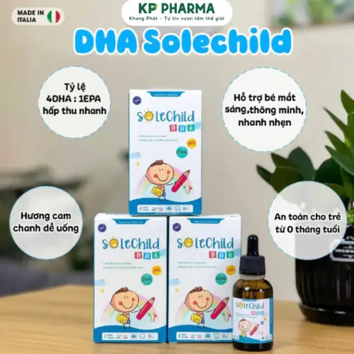 [SP04579] SOLECHILD DHA - BỔ SUNG DHA - (HỘP 1 LỌ X 30ML)