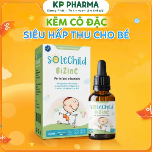 [SP04581] SOLECHILD BIZINC - KẼM HỮU CƠ - (HỘP 1 LỌ X 30ML)
