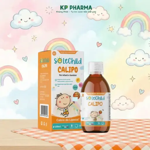 [SLC002] SOLECHILD CALIPO - BỔ SUNG CANXI - (HỘP 1 LỌ X 100ML)