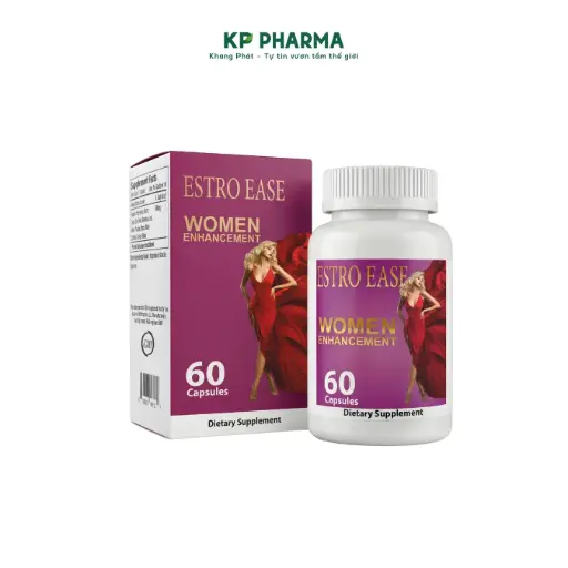 [NTG004] ESTRO EASE - Viên uống hỗ trợ cân bằng nội tiết tố nữ - (Hộp 1 Lọ x 60 viên)