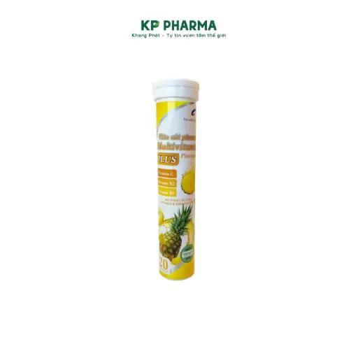 [SP04674] Viên sủi Multivitamin Plus Dứa (Tuýp 20 viên) 