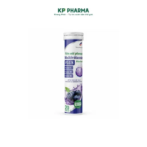 [AP003] Sủi Multivitamin Plus  Việt Quất Alpha - (Tuýp 20 viên) 