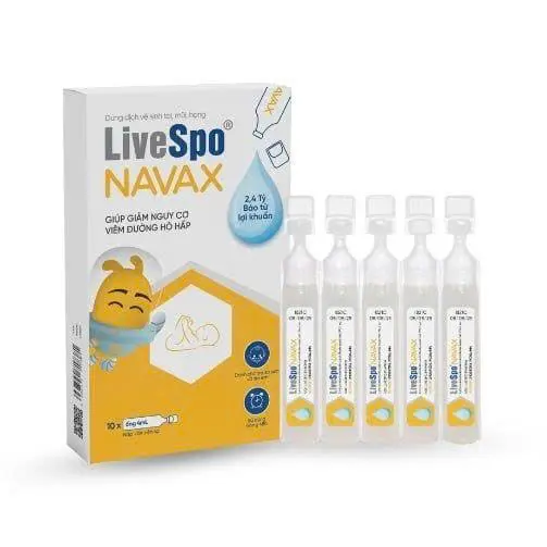 [SP03542] Livespo® Navax Cho Trẻ Sơ Sinh Và Trẻ Em (10 Ống/Hộp) (Hộp 10 ống)